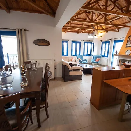 Panoramic Sea View Evmenia And Harbourside Sea Front Loutraki (Skopelos)